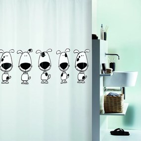 Κουρτίνα Μπάνιου Πλαστική Beagle Διαφανής 180x200 - Spirella