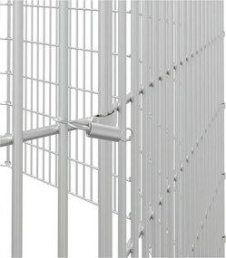 vidaXL Περίφραξη Ζώων Ελεύθερης Βοσκής 12 Πάνελ 54x60 εκ. Γαλβ. Σίδερο