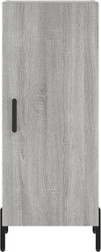 vidaXL Ντουλάπι Γκρι Sonoma 34,5x34x90 εκ. από Επεξεργασμένο Ξύλο