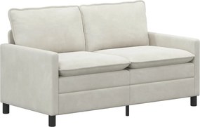 vidaXL Καναπές Κρεμ 156 x 81 x 87,5 εκ Βελούδο
