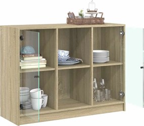 vidaXL Μπουφές Sonoma Δρυς 102x37x75,5 εκ. Επεξεργασμένο Ξύλο