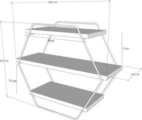 Wall Shelf Azra Atlantic Pine