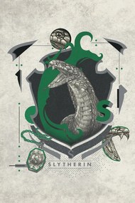 Εικονογράφηση Harry Potter - Slytherin Crest