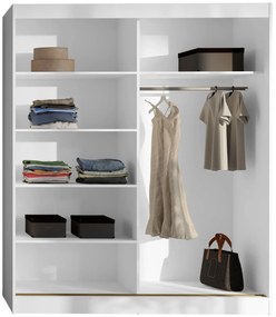 Ντουλάπα Modin συρόμενη-Mauro-Μήκος: 180 εκ.