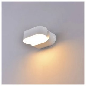 Φωτιστικό Τοίχου Απλίκα V-TAC Κινητή Λευκή 6W IP65 Θερμό Λευκό