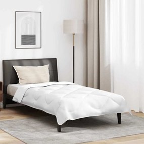 vidaXL Set Παπλώματος Χειμώνα με μαξιλάρι 2 pcs Λευκό 155 x 220 cm Μικροΐνες