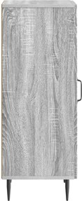 vidaXL Πλαϊνό γραφείο Γκρι Sonoma 33 x 34,5 x 89,5 εκ