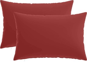 vidaXL Κάλυμμα Μαξιλαριού 2 pcs HEERLEN Κόκκινο 50 x 80 cm Πολυεστέρας