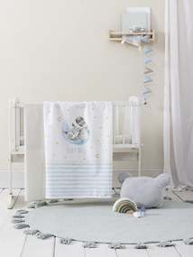 Σετ Σεντόνια Λίκνου 70x110 - Sleepy Racoon 5206482157118