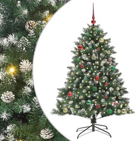 vidaXL Τεχνητό Χριστουγεννιάτικο Δέντρο με 150 LED Πράσινο 150 cm