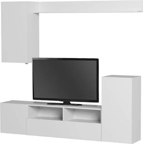 Σύνθεση τηλεόρασης Rodos Megapap χρώμα λευκό 210,2x36x90,4εκ.