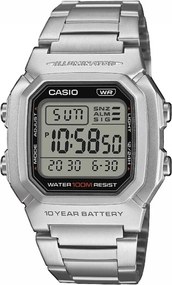 Ανδρικά Ρολόγια Casio W-800HD-1AVEF Ασημί