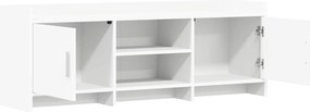 vidaXL Ντουλάπι TV 130 x 33 x 47 εκ Λευκό Επεξεργασμένο Ξύλο