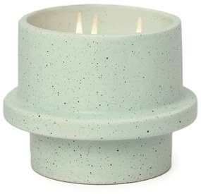 Κερί Σόγιας Αρωματικό Folia Salt And Sage 326gr Σε Κεραμικό Γλαστράκι 12x9,5cm Baby Blue Paddywax Soy Wax