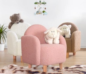 Kid's Wing Chair Moylo - Pink Pink