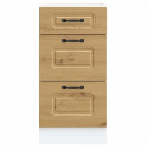 vidaXL ντουλάπι βάσης κουζίνας Kalmar Τεχνίτης Δρυς από Τεχν. Ξύλο