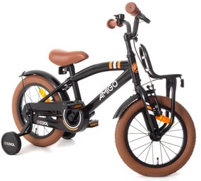 2Cool 14 Inch 24 cm Boys Coaster Brake Black