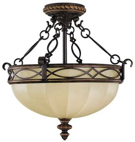 Πλαφονιέρα Φωτιστικό Οροφής 2xE27 Καφέ Drawing Room FE-DRAWING-ROOM-SFC Elstead Lighting-FE-DRAWING-ROOM-SFC-Καφέ FE-DRAWING-ROOM-SFC