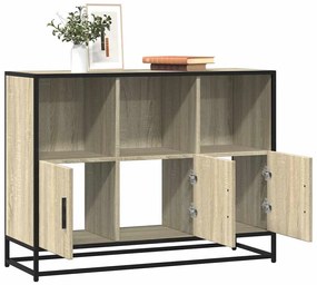 vidaXL Sideboard Sonoma Oak 100x35x76 cm Κατασκευασμένο ξύλο