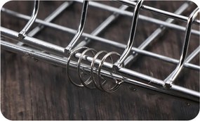 Διπλή Μεταλλική Σχάρα Ψησίματος 35x22cm
