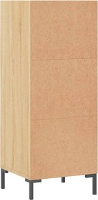 vidaXL Ντουλάπι Sonoma Δρυς 34,5x32,5x90 εκ. από Επεξεργασμένο Ξύλο