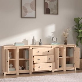vidaXL Συρταριέρα 230x35x80 εκ. από Μασίφ Ξύλο Πεύκου