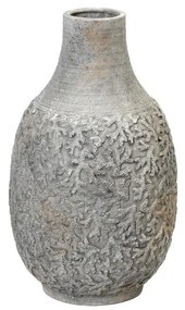 Βάζο γκρί κεραμικό 18,5x18,5x31,5cm