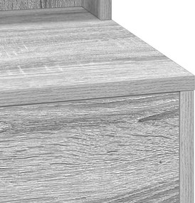 vidaXL Τραπέζι περιποίησης Γκρίζο Σονομα 100 x 41 x 135 εκ.