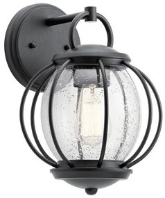 Απλίκα Φωτιστικό Τοίχου 1xE27 Μαύρο IP44 Vandalia KL-VANDALIA2-S Elstead Lighting KL-VANDALIA2-S Μαύρο