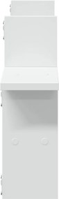vidaXL Ραφιέρες Τοίχου 2 τεμ. Λευκές 38x12x38 εκ. από Επεξ. Ξύλο