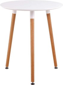 Τραπέζι Art Φ60/H68cm Λευκό