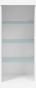 vidaXL Μπουφές με Φώτα LED Λευκός 41 x 37 x 100 εκ.