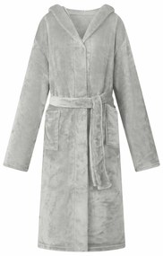 vidaXL Φόρμα Μπάνιου Με Κουκούλα Γκρι s Φανέλα