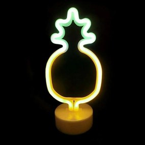 Επιτραπέζιο Φωτιστικό Ανανάς Neon FPINAPPLENEON2A Led Με Μπαταρία/USB 13X10X27,8cm Green & Yellow Ac Plastic
