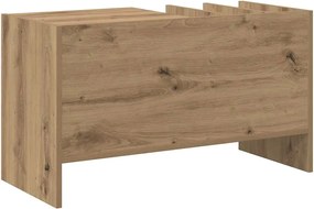 vidaXL Ντουλάπι δίσκων βινυλίου με ράφι Artisan Oak 78,5 x 35 x 45 εκ