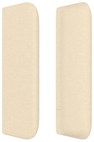 Κεφαλάρι με Πτερύγια Κρεμ 103x16x78/88 εκ. Υφασμάτινο 3118623