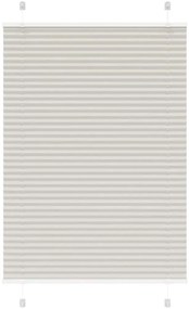 vidaXL Πλισέ περσίδα ανοιχτό γκρι 95x100 cm Πλάτος υφάσματος 94,4 cm