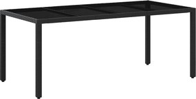 vidaXL Σετ Εξωτερικής Τραπέζης 7 pcs συνθετικό ρατάν