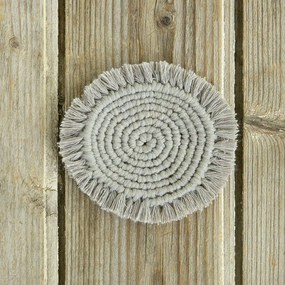 Σουβέρ Florian (Σετ 4τμχ) Grey Nima 100% Cotton