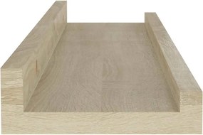 vidaXL Ράφια Τοίχου 2 τεμ. Sonoma Δρυς 40x9x3 εκ.