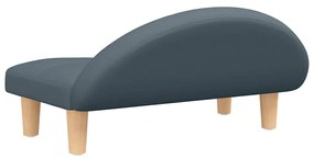 vidaXL Κρεβάτι Σκύλου Σκούρο γκρι 70x52x30 εκ. Υφασμάτινο