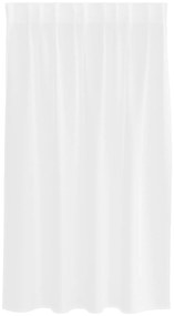 vidaXL Κουρτίνες με κουρτίνες 2 pcs Λευκό 140 x 140 εκ. Πολυεστέρας
