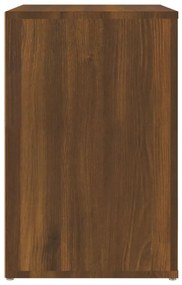 vidaXL Παπουτσοθήκη Καφέ Δρυς 130x35x54 εκ. από Επεξεργασμένο Ξύλο