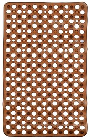 Αντιολισθητικό Πατάκι Μπανιέρας Ventosa 74x42cm Καφέ