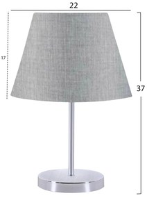 ΦΩΤΙΣΤΙΚΟ ΕΠΙΤΡΑΠΕΖΙΟ HM7599.02 ΓΚΡΙ - ΑΣΗΜΙ