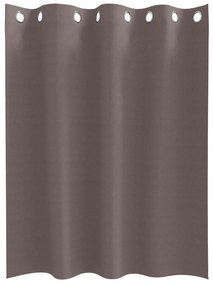 vidaXL Κουρτίνες 2 pcs Σκούρο καφέ Σκούρο καφέ 140 x 140 cm