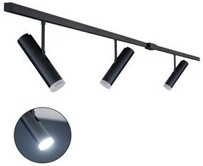 Σετ Σύστημα Φωτιστικού Ράγας LED LINA 820047 Fischer Honsel-820047-Μαύρο 820047