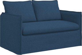 vidaXL Καναπές 120cm Μπλε Μέταλλο