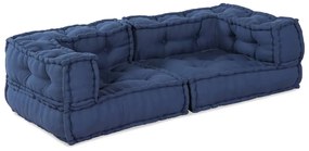 vidaXL Μοντέρνος Πουφ Ινδγκό 140x70x36 Ύφασμα