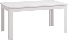 Τραπέζι Τραπεζαρίας Επεκτεινόμενο Jersey Λευκό 160(200)x91,5x76,5 εκ.